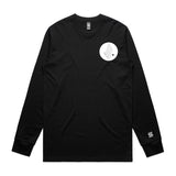 6 Sticks 1 Puck Black Long Sleeve Tee