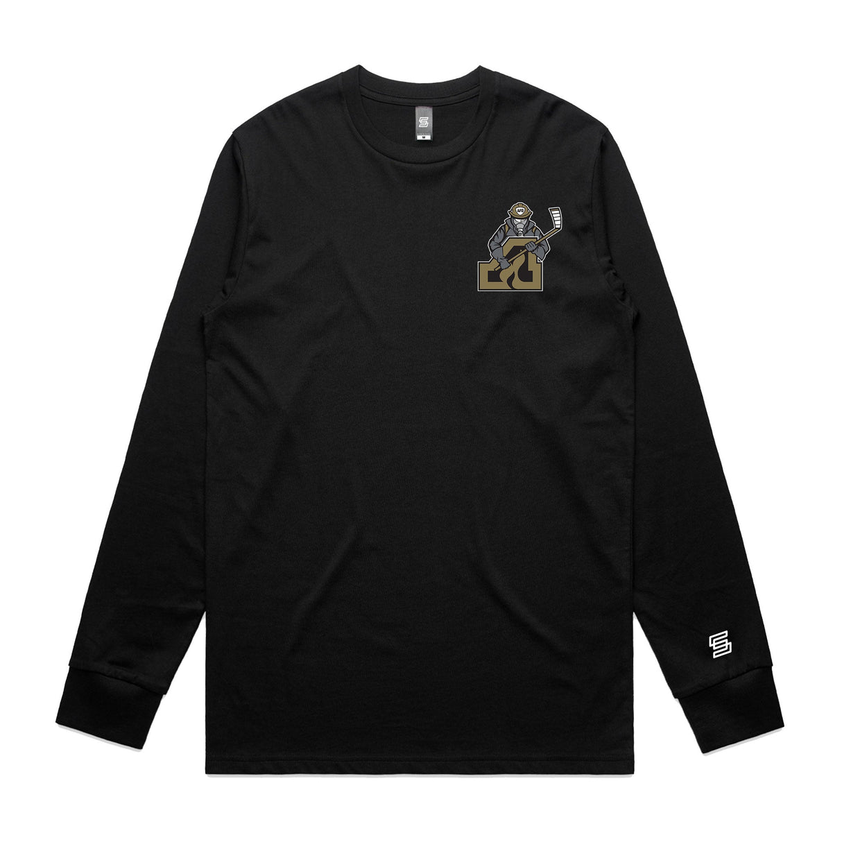 Anchorage Fire Dept  Black Long Sleeve Tee