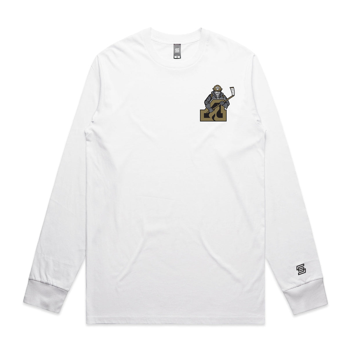 Anchorage Fire Dept  White Long Sleeve Tee