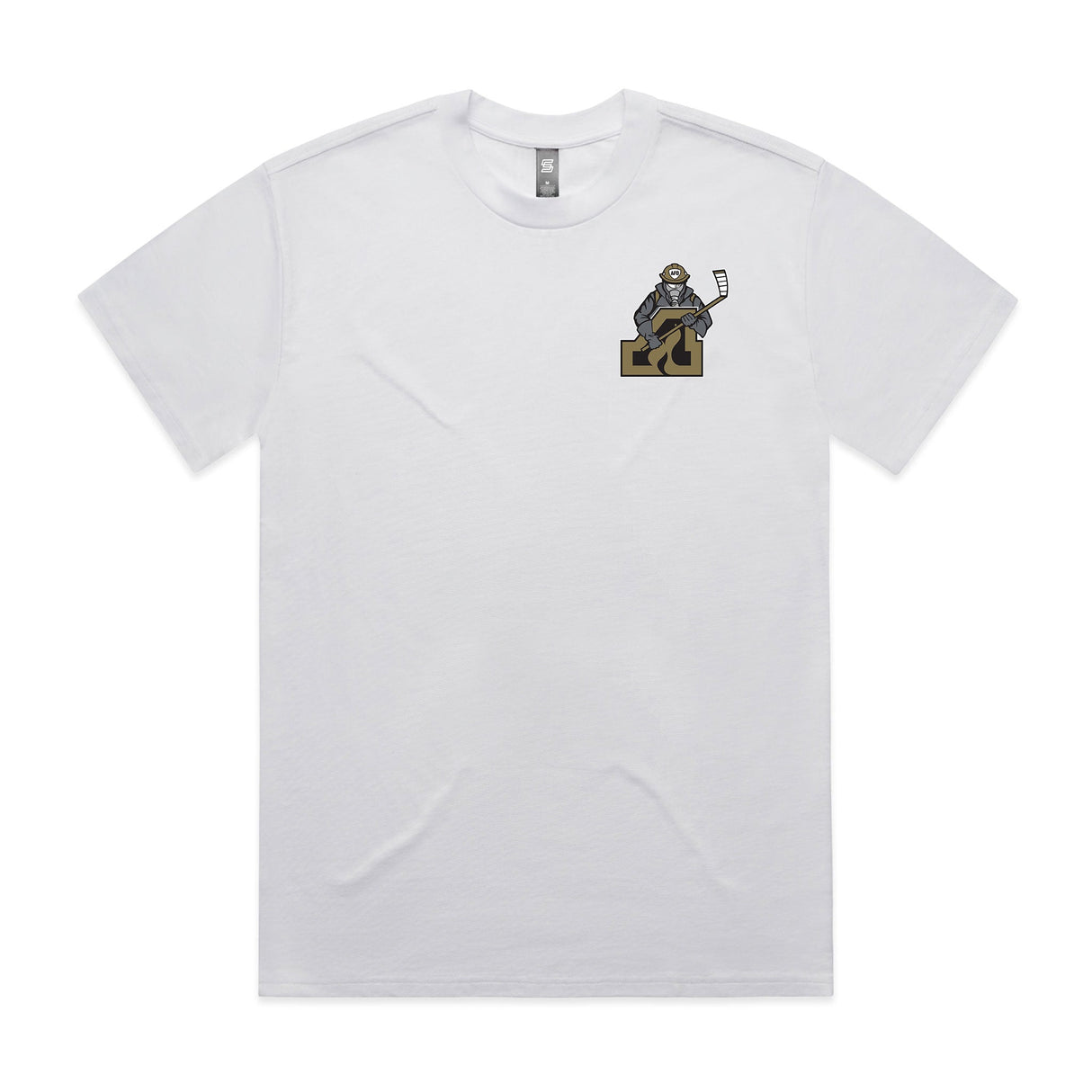 Anchorage Fire Dept  White Short Sleeve Tee