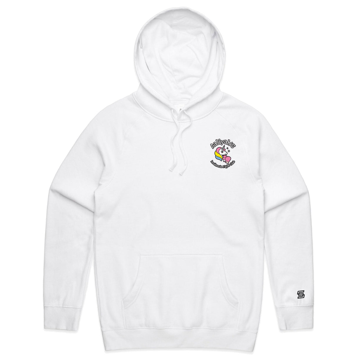 Aaliyah's Leukemia Fight Club  White Hoodie