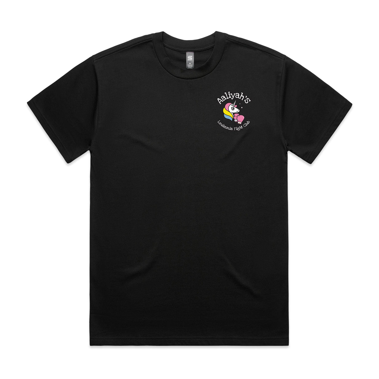 Aaliyah's Leukemia Fight Club  Black Short Sleeve Tee