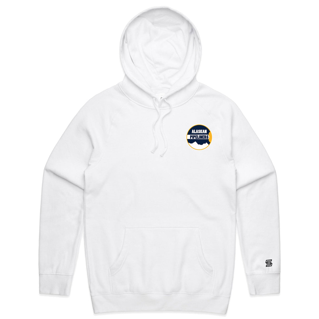 Alaskan Pipeliners  White Hoodie