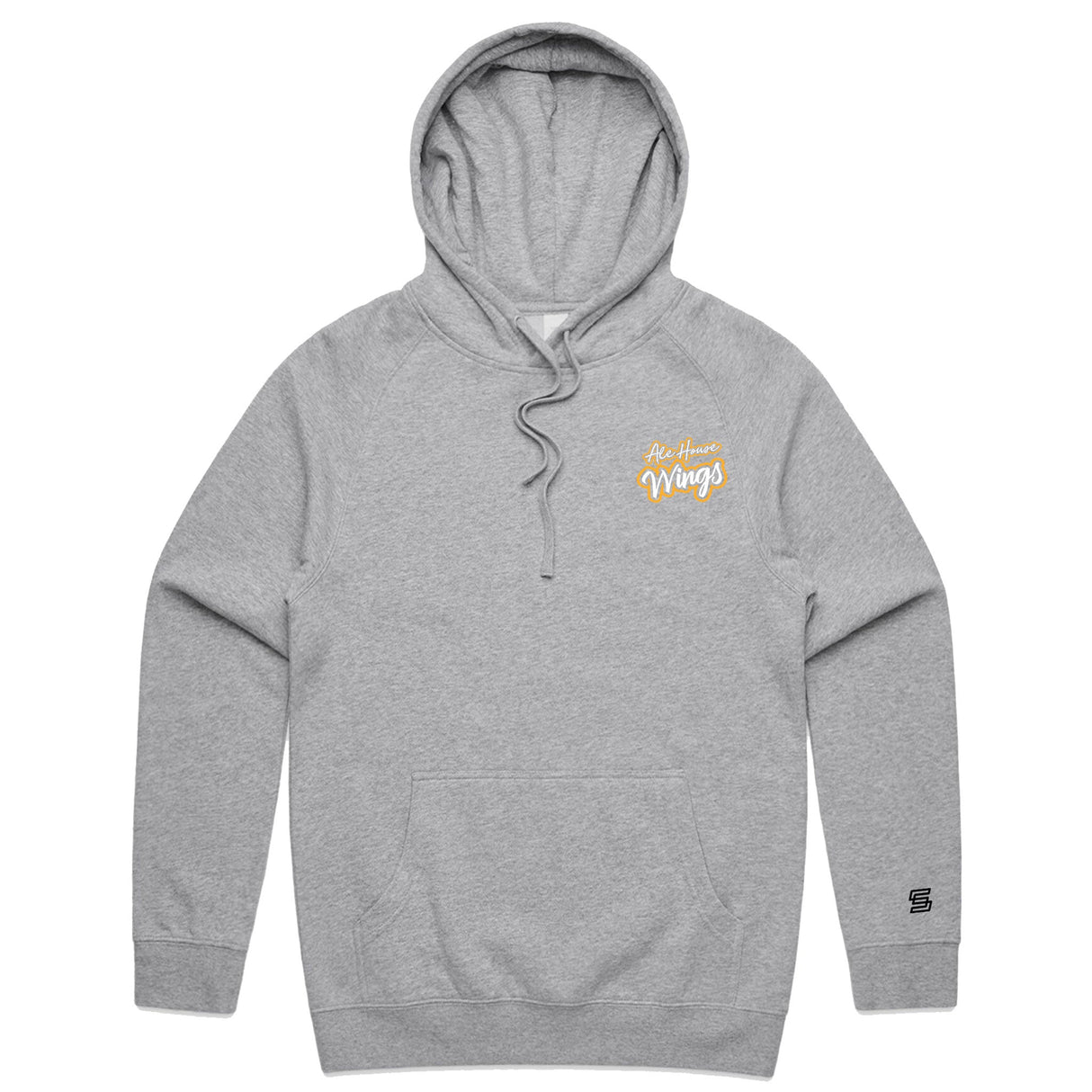 Ale House Wings  Gray Hoodie