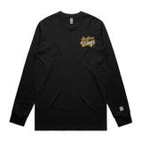 Ale House Wings  Black Long Sleeve Tee