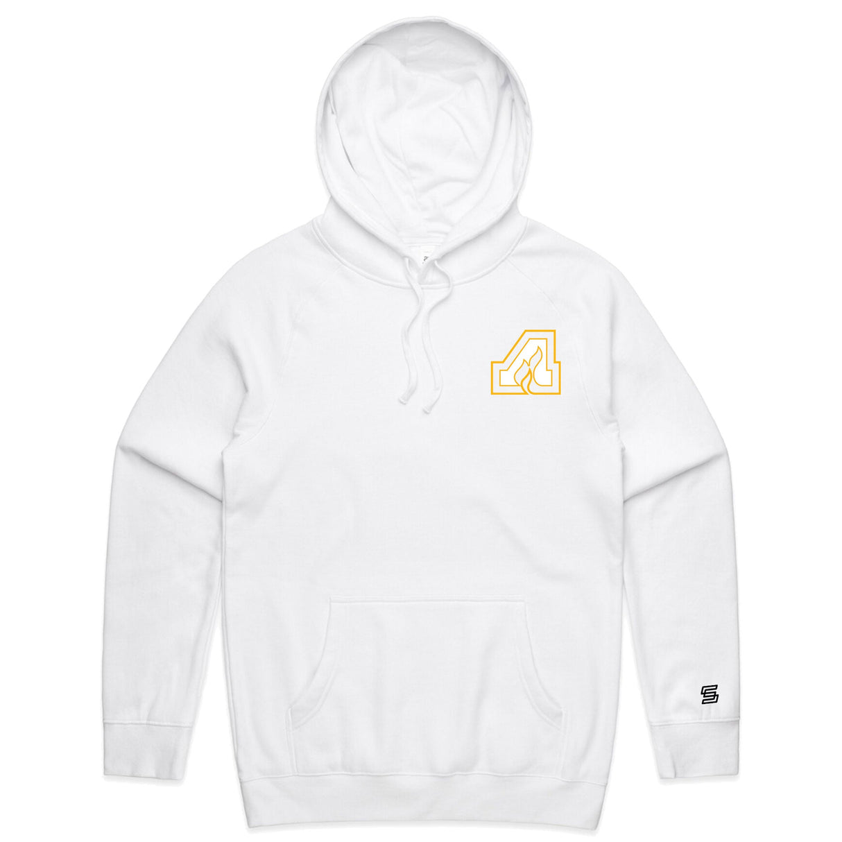 Ale House Wings  White Hoodie - Icon