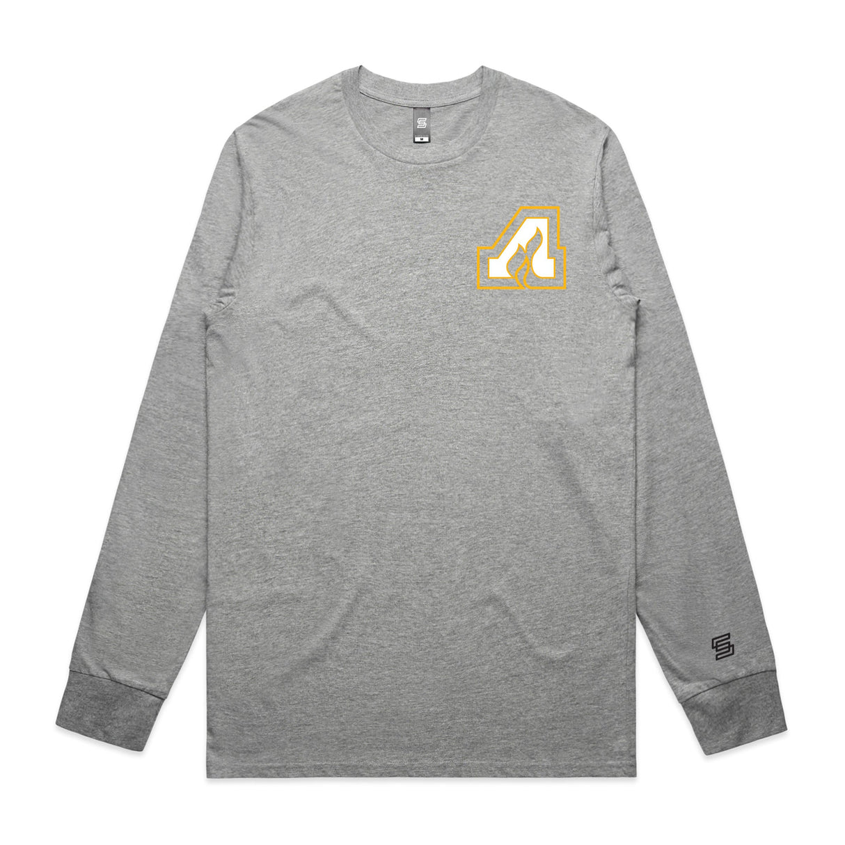 Ale House Wings  Gray Long Sleeve Tee - Icon