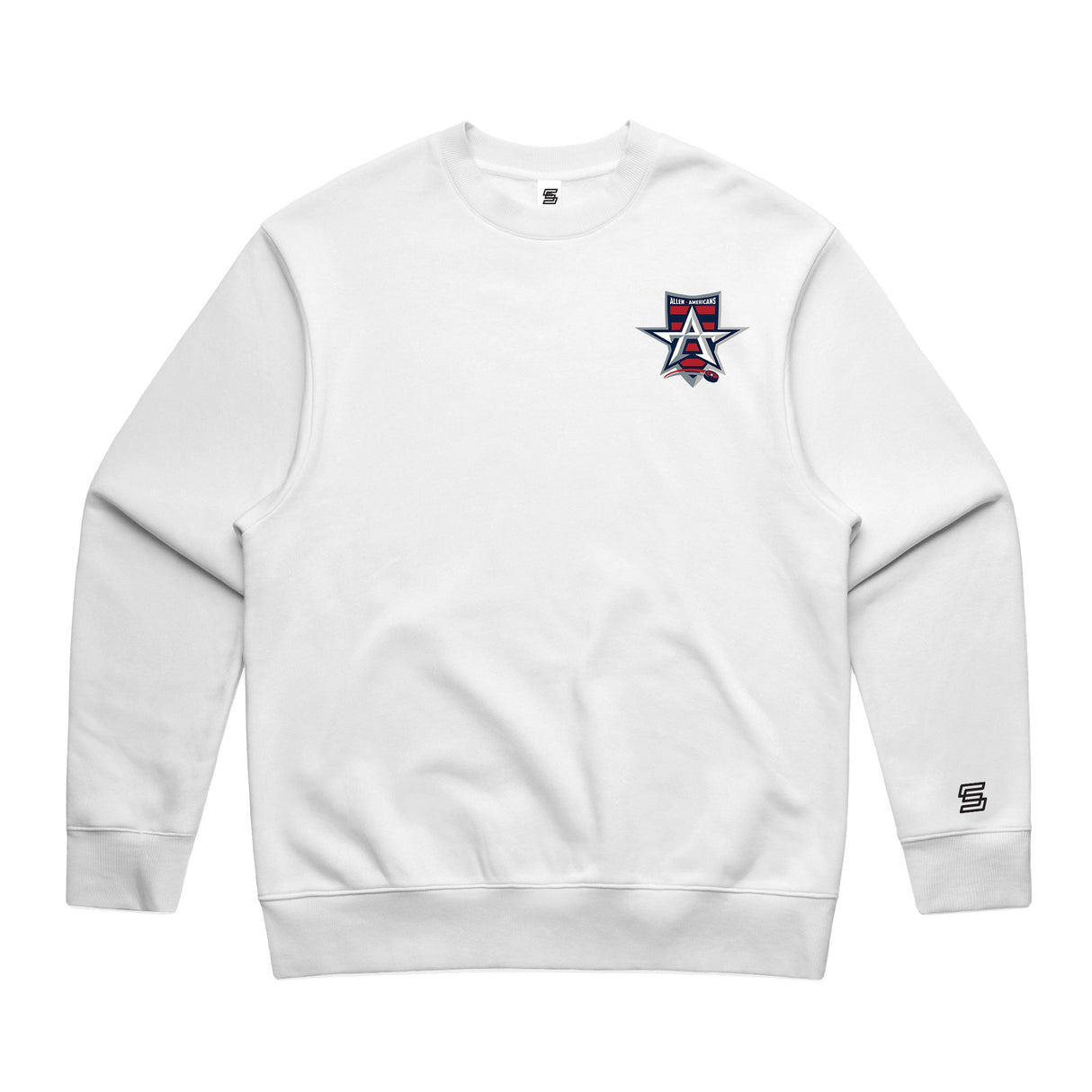 Allen Americans Kids  White Crew