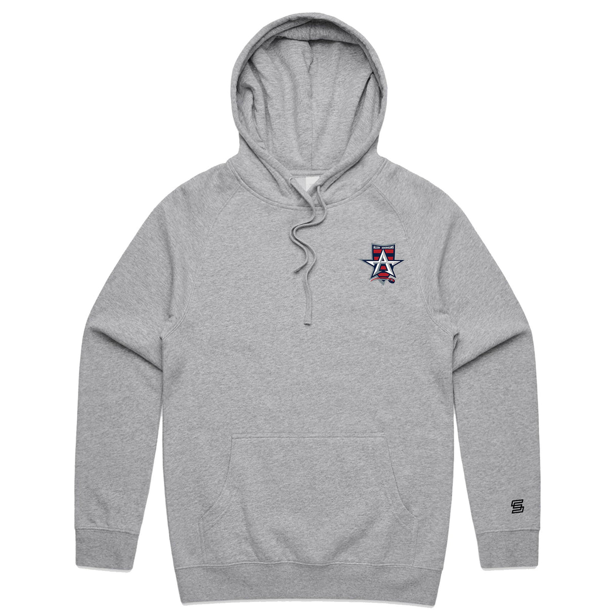 Allen Americans Kids  Gray Hoodie