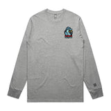 Alpharetta Bitch Pigeons  Gray Long Sleeve Tee