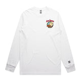 Angry Beavers  White Long Sleeve Tee