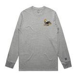 Ann Arbor Honey Badgers  Gray Long Sleeve Tee