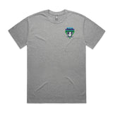 Aqua Ducks  Gray Short Sleeve Tee