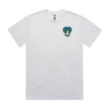 Aqua Ducks  White Short Sleeve Tee