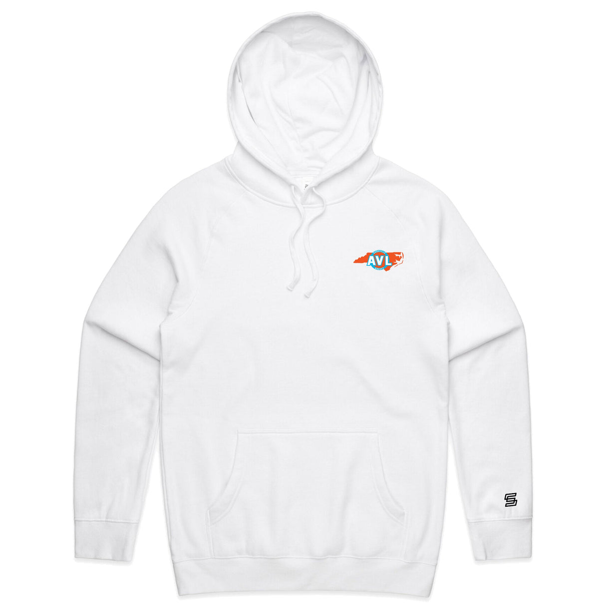 Asheville Hockey  White Hoodie