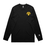 Athonites  Black Long Sleeve Tee