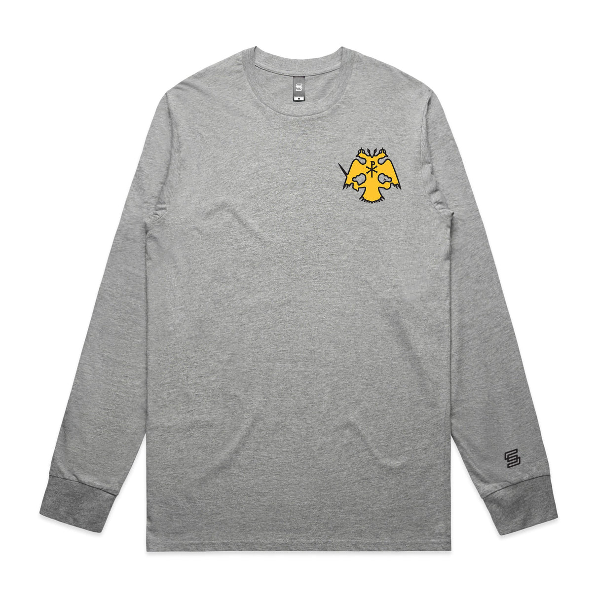 Athonites  Gray Long Sleeve Tee