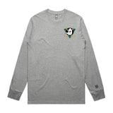 Average Ducks  Gray Long Sleeve Tee