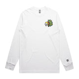 Aztecs  White Long Sleeve Tee