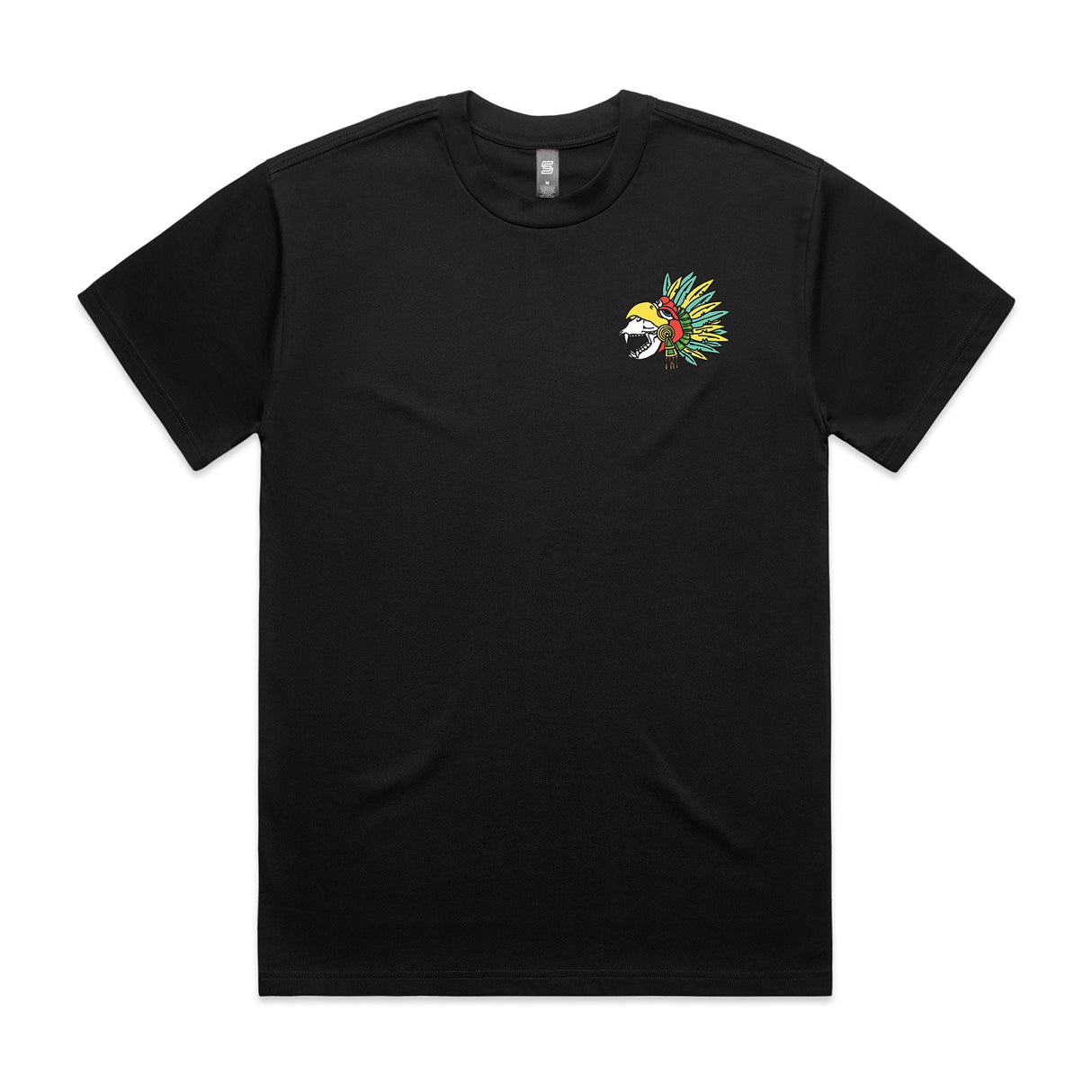 Aztecs  Black Short Sleeve Tee