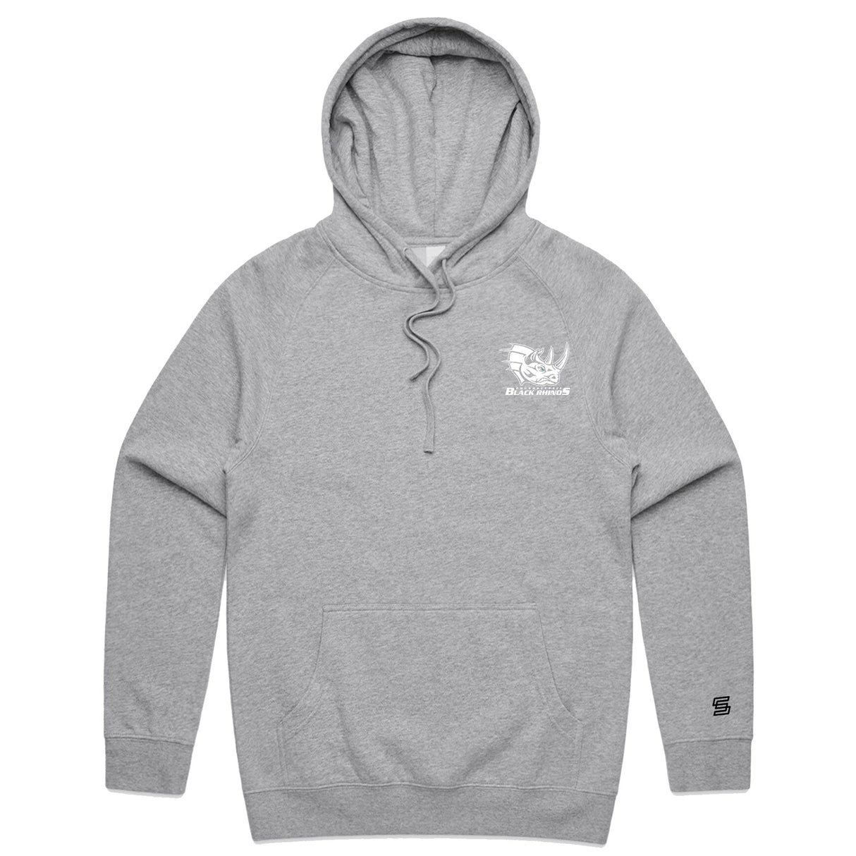 Poughkeepsie Black Rhinos  Gray Hoodie