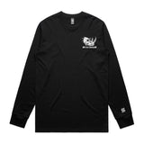 Poughkeepsie Black Rhinos  Black Long Sleeve Tee