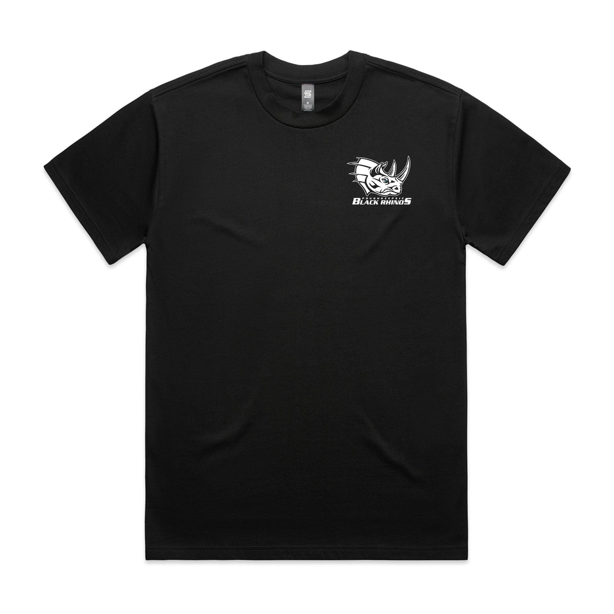 Poughkeepsie Black Rhinos  Black Short Sleeve Tee