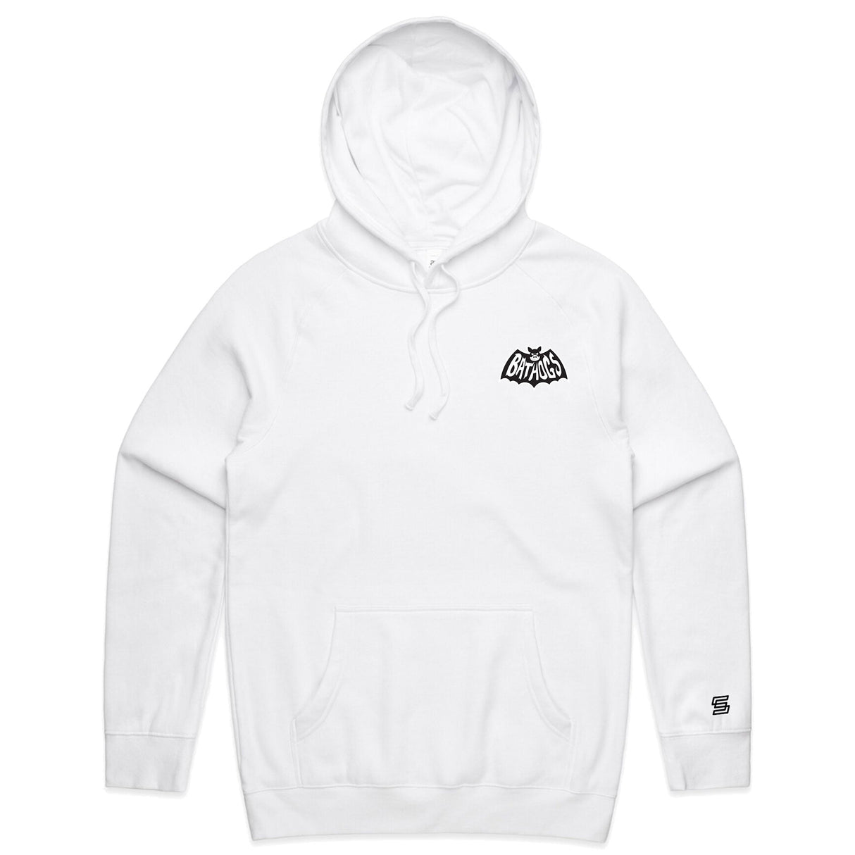 Bathogs  White Hoodie