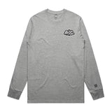 Bathogs  Gray Long Sleeve Tee