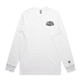 Bathogs  White Long Sleeve Tee