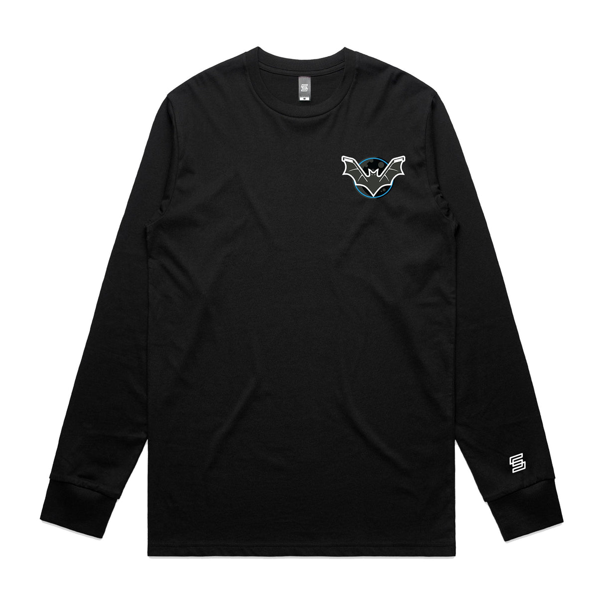 Bats  Black Long Sleeve Tee