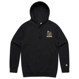 Bearly Sober  Black Hoodie