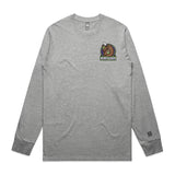 Bearly Sober  Gray Long Sleeve Tee