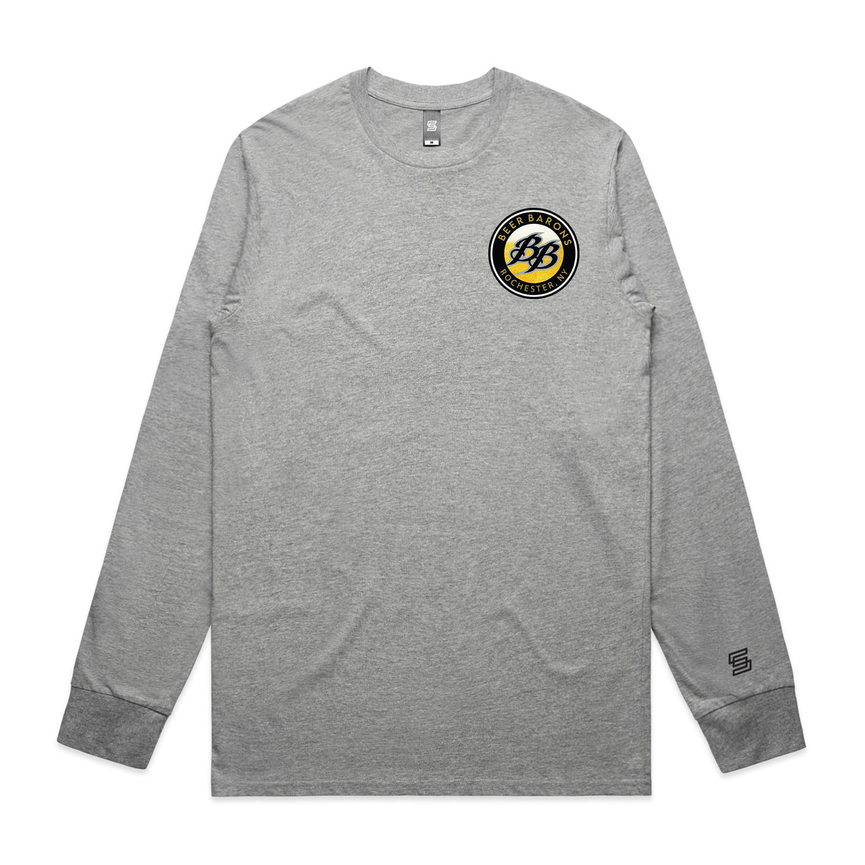 Beer Barons  Gray Long Sleeve Tee