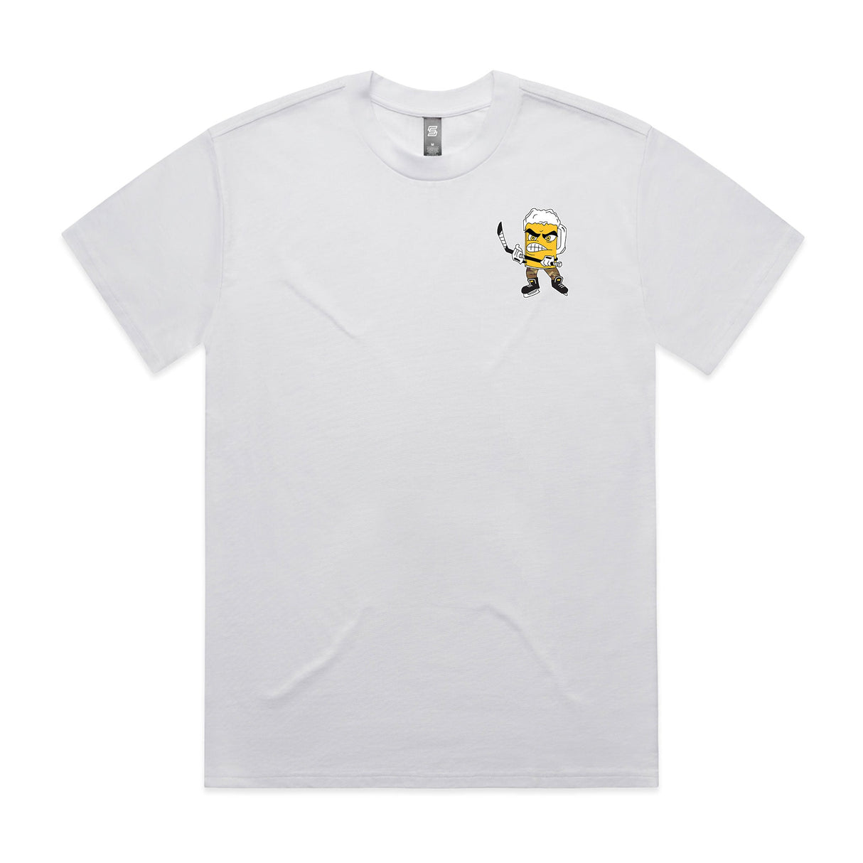 Beer League ESPY  White Short Sleeve Tee