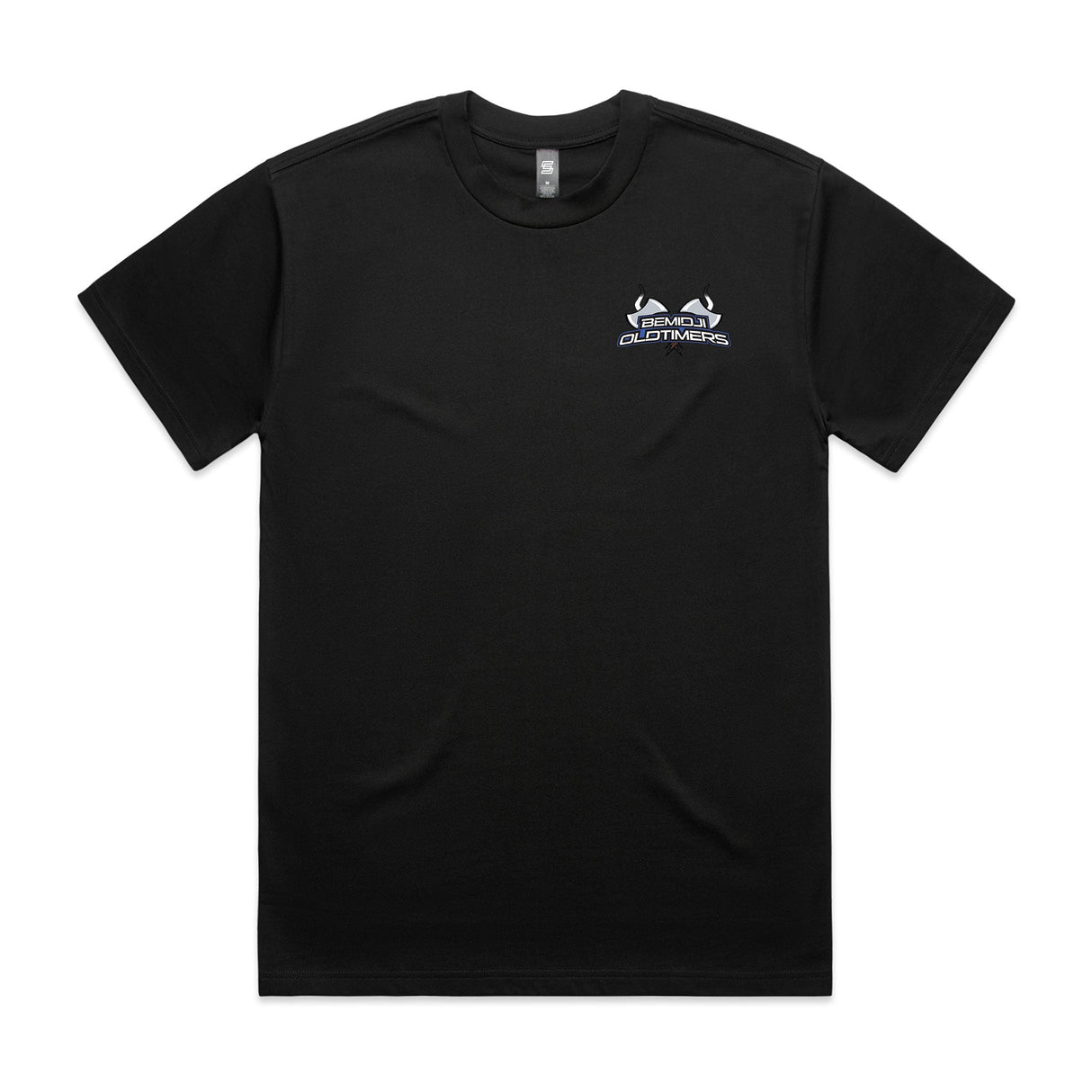 Bemidji Old Timers Blue  Black Short Sleeve Tee