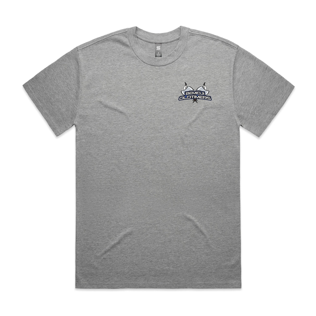 Bemidji Old Timers Blue  Gray Short Sleeve Tee