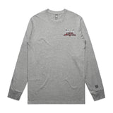 Bemidji Old Timers Red  Gray Long Sleeve Tee