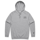 Biohazards  Gray Hoodie