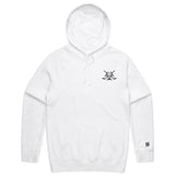 Biohazards  White Hoodie