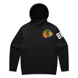 Hoodie Blackhawks 88 Black