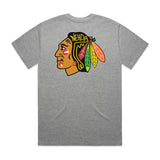 Short Sleeve Blackhawks 11 Gray