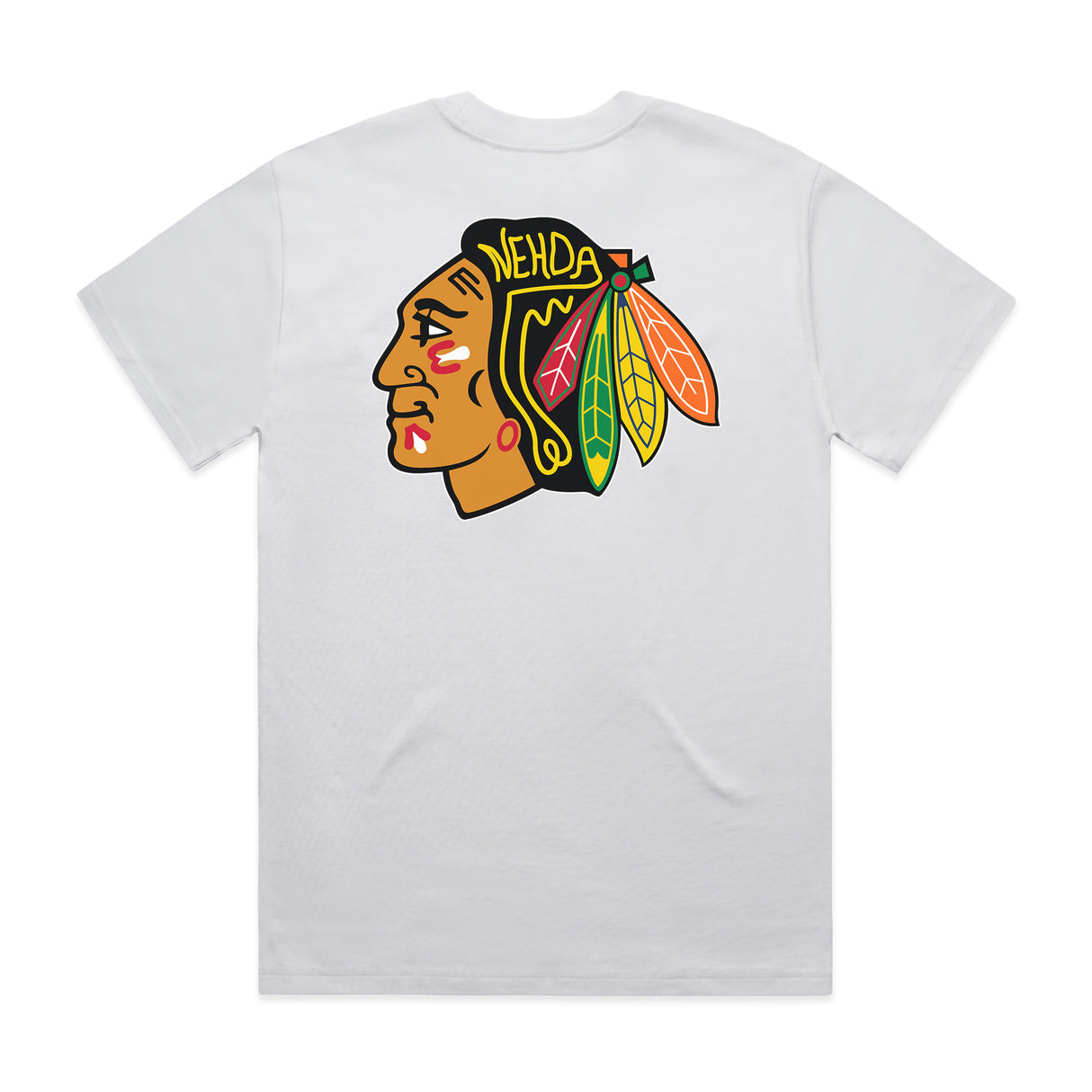 Short Sleeve Blackhawks 13 White