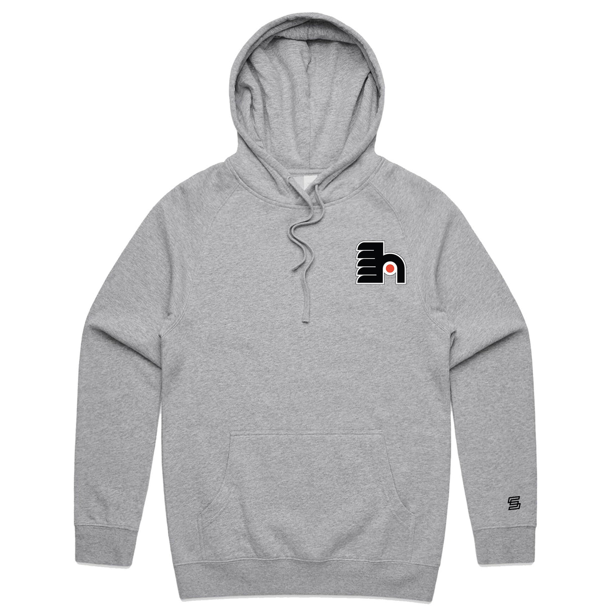Bonus Holes  Gray Hoodie