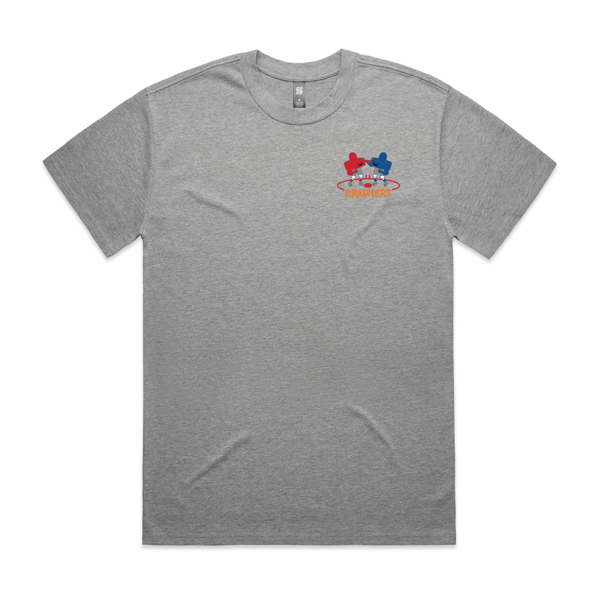 Brawlers  Gray Short Sleeve Tee