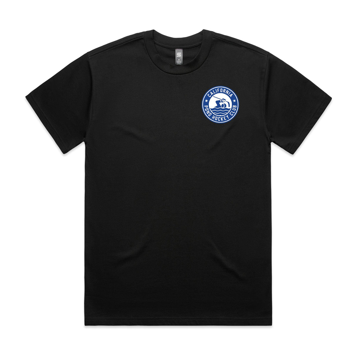 1-CA Pond Hockey Club  Black Short Sleeve Tee