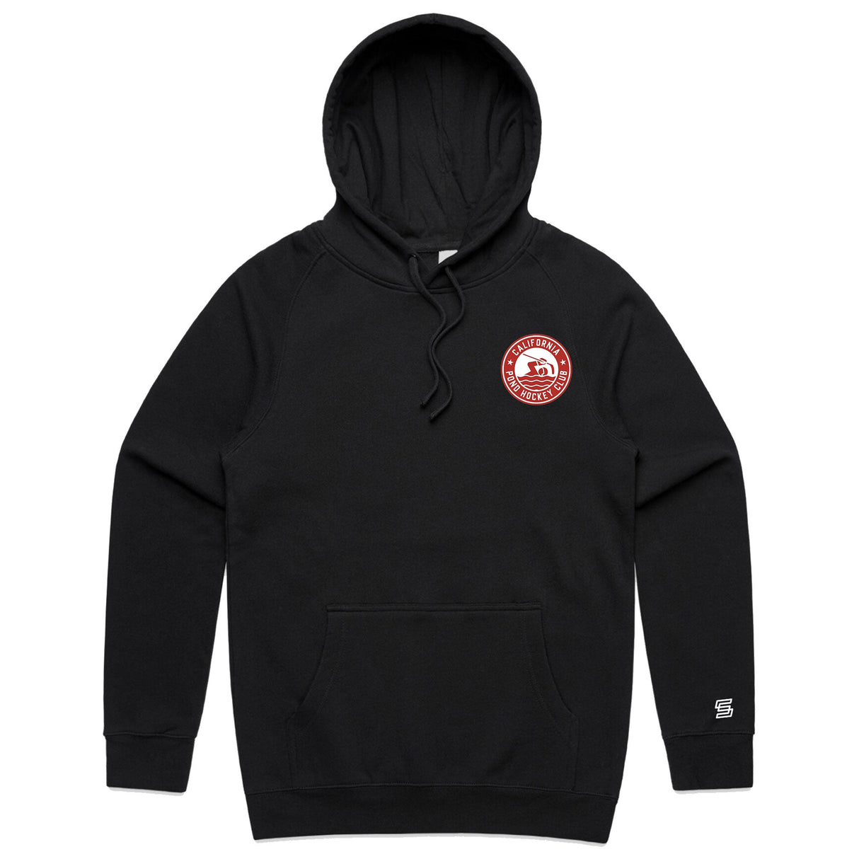 2-CA Pond Hockey Club  Black Hoodie