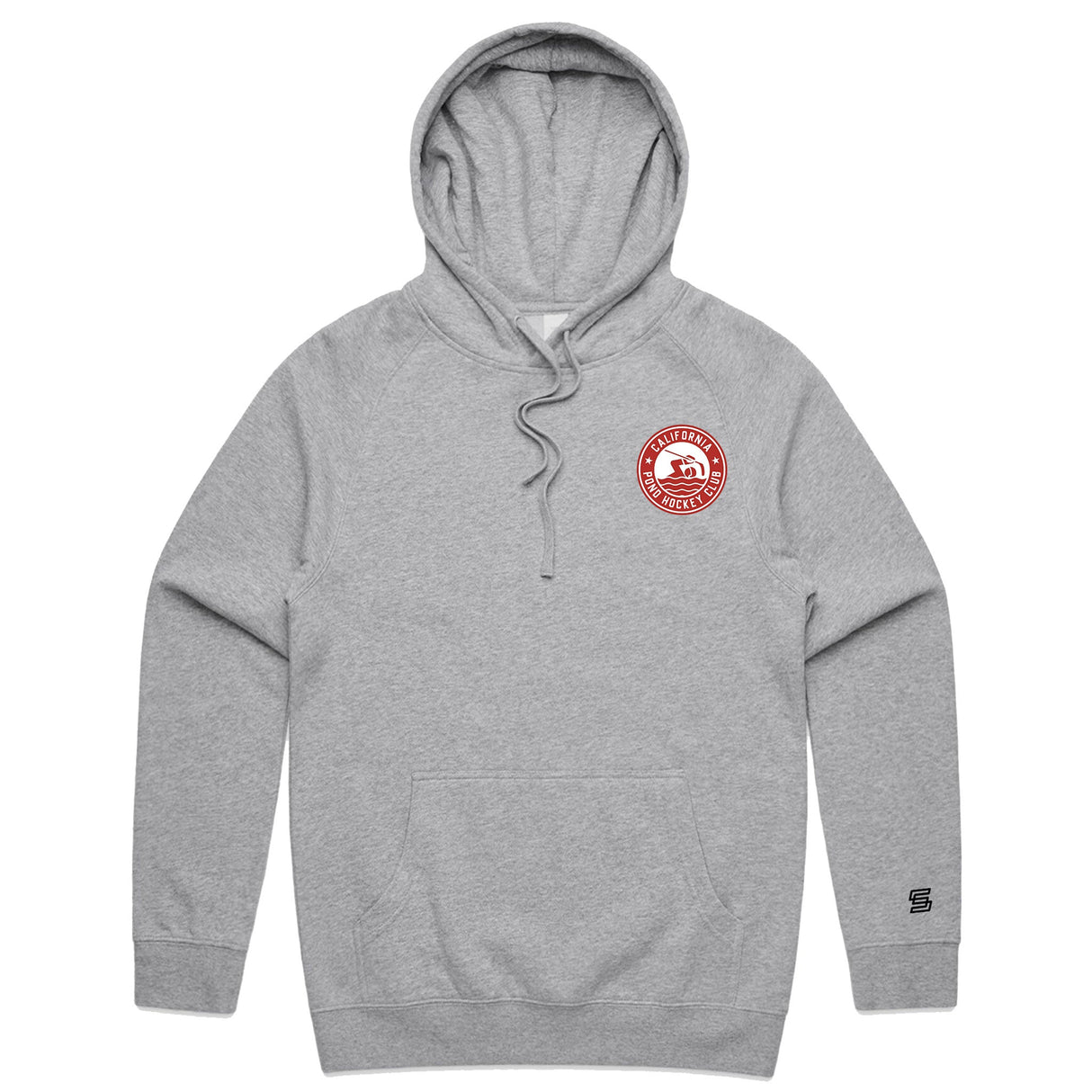 2-CA Pond Hockey Club  Gray Hoodie