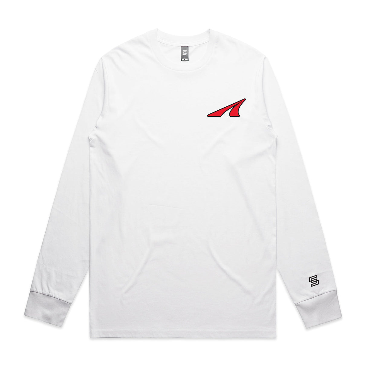 2-Calspan  White Long Sleeve Tee