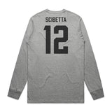 Long Sleeve Canadiens 12 Gray